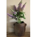 Vase Pot en terre cuite deux anses artisanat