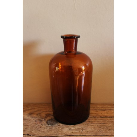  Flacon verre ambré pharmacie