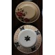 Lot 6 assiettes plates dépareillé Terre de Fer Digoin Badonviller
