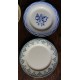 Lot 6 assiettes plates dépareillé Terre de Fer Digoin Badonviller