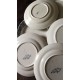 6 assiettes Plates Terre de Fer bleu Marcel Alésia Exotique Longchamp