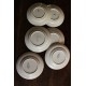 6 assiettes Plates Terre de Fer bleu Marcel Alésia Exotique Longchamp