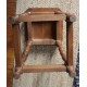 Tabouret en bois assise carrée
