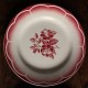6 assiettes plates dépareillé Marsac Digoin Longwy Salins Gien