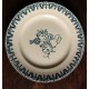 6 assiettes plates dépareillé Marsac Digoin Longwy Salins Gien