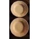 6 assiettes creuses dépareillé Digoin Sarreguemines rouge bleu rose