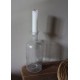 Vase flacon verre transparent 500