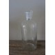 Vase flacon verre transparent 500