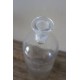 Vase flacon verre transparent 500