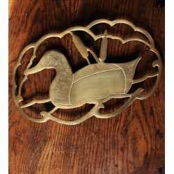 Dessous de plat Laiton Canard