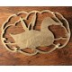 Dessous de plat Laiton Canard