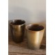 Paire Verres Gobelets Grès Digoin Vintage