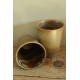 Paire Verres Gobelets Grès Digoin Vintage