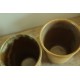 Paire Verres Gobelets Grès Digoin Vintage