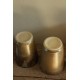 Paire Verres Gobelets Grès Digoin Vintage