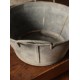 Petite bassine zinc ronde deux anses
