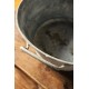 Petite bassine zinc ronde deux anses