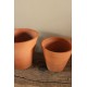 Lot 2 pots terre cuite jardin jacinthe