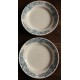 6 assiettes plates dépareillé terre de fer Alésia Marcel Longchamp