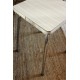 Tabouret formica blanc gris vintage