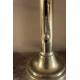 Grand bougeoir laiton flambeau poussoir 