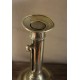 Grand bougeoir laiton flambeau poussoir 
