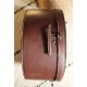 Boîte à chapeau ronde marron