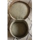 Boîte à chapeau ronde marron