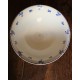 Saladier bleu Fleurs Digoin Art Deco