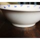 Saladier bleu Fleurs Digoin Art Deco