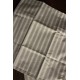 6 serviettes de table Toile à Matelas ancienne rayures