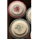 6 assiettes plates dépareillé Terre de Fer Digoin Sarreguemines