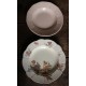 6 assiettes creuses dépareillées Terre de Fer Digoin Sarreguemines