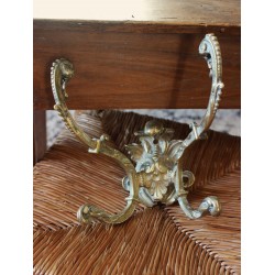 Patère laiton travaillé paire doubles crochets