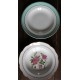6 assiettes creuses dépareillé couleurs fleurs Digoin Sarreguemines Gien