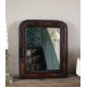 Miroir ancien Louis Philippe noir marron