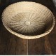 Corbeille ronde osier vintage