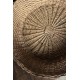 Corbeille ronde osier vintage