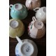 Un lot 6 tasses Couleurs Fleurs Digoin Céranord Saint Amand