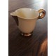 Pot à lait faïence écru dorure Sarreguemines
