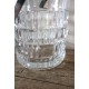 Seau à glace en verre vintage anse métal
