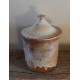 Pot couvercle Grès marbré vintage grand format