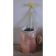 Pot en terre cuite anse rondeur vase