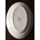 Plat Ovale Boulogne Digoin Sarreguemines Art Deco
