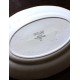 Plat Ovale Boulogne Digoin Sarreguemines Art Deco