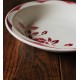 Plat rond creux Corsica Rouge Digoin Sarreguemines