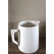 Pichet faïence blanc Digoin Sarreguemines
