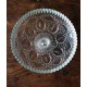 Coupe sur Pied Verre ciselé transparent