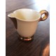 Pot à lait faïence écru dorure Sarreguemines
