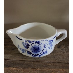 Saucière Fleur bleu Saint Amand Art Deco